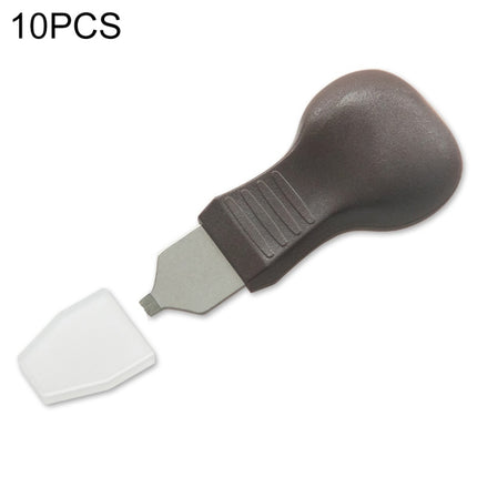 10 PCS Watch Rear Cover Tapping Knife Watch Opener, Style: Brown Narrow Mouth-garmade.com