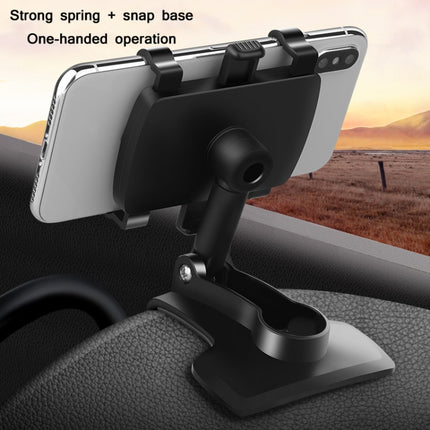 BY-965 Car Dashboard 360 Degree Rotation Navigation Phone Holder(Automatic Lock)-garmade.com