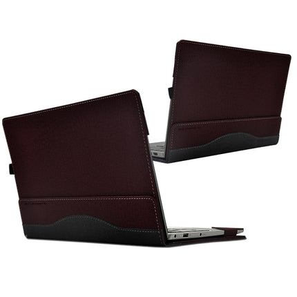 Laptop Anti-Drop Protective Case For Lenovo XiaoXin Air 13(Wine Red)-garmade.com