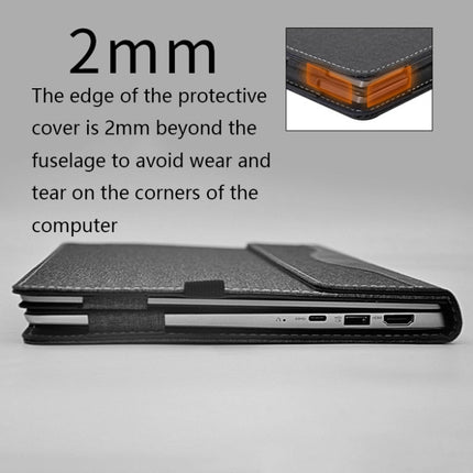 Laptop Anti-Drop Protective Case For Lenovo XiaoXin Air 13(Gray Cobalt Blue)-garmade.com
