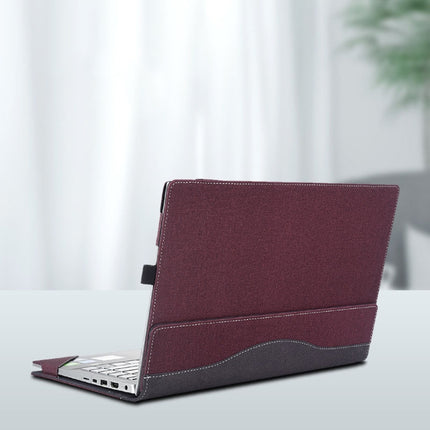 Laptop Anti-Drop Protective Case For HP Pavilion 14(Wine Red)-garmade.com