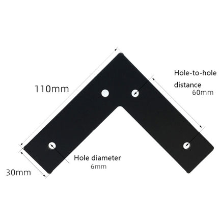 LH-S0006 Metal Furniture Support Legs, Height: 15cm(Titanium)-garmade.com