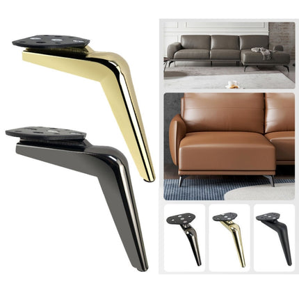 S699 Sickle Metal Furniture Support Leg, Height: 15cm(Titanium)-garmade.com