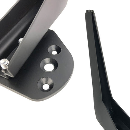 S699 Sickle Metal Furniture Support Leg, Height: 15cm(Gun Black)-garmade.com