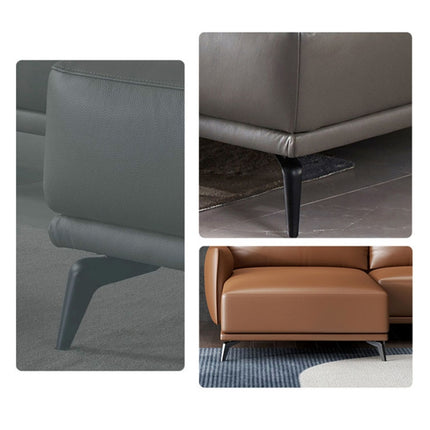S699 Sickle Metal Furniture Support Leg, Height: 15cm(Titanium)-garmade.com