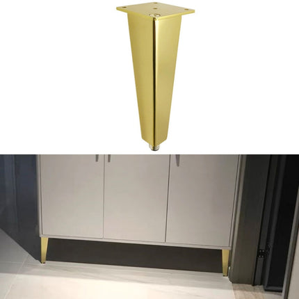 Adjustable All Aluminium Furniture Stand Legs, Height: 23cm(Gold)-garmade.com