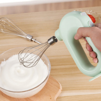 Wireless Handheld Electric Egg Beater Cake Mixer, Specification: Double Rod (Green Onion)-garmade.com