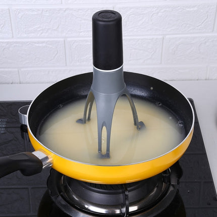Kitchen Automatic Egg Beater Triangular Mixer(Black)-garmade.com