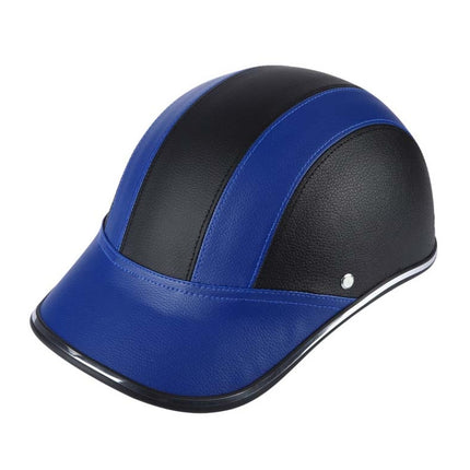 BSDDP A0322 Summer Half Helmet Lightweight Safety Helmet(Blue)-garmade.com