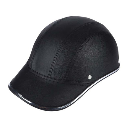 BSDDP A0322 Summer Half Helmet Lightweight Safety Helmet(Black)-garmade.com
