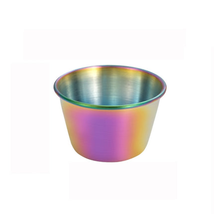 Stainless Steel Tortilla Salad Tomato Sauce Cup, Specification： 304 Small (Colorful)-garmade.com