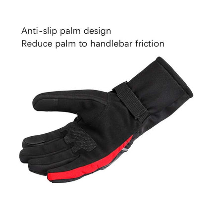 BSDDP RH-A0130 Outdoor Riding Warm Touch Screen Gloves, Size: M(Black)-garmade.com
