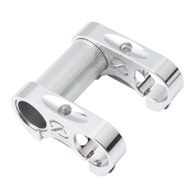 LitePro S95 Folding Bike Hollow Double Stem(Silver)-garmade.com