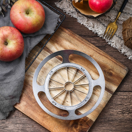 Stainless Steel Round Apple Slicer Fruit Divider, Color: 8 Cut (Blue)-garmade.com