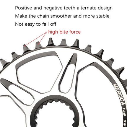 MEROCA Positive And Negative Teeth Repair Disc For Shimano M7100/8100/9100(38T Single Disk)-garmade.com