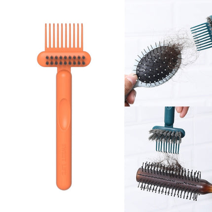 3 PCS Comb Curling Iron Hollow Cleaning Brush, Specification: 17x5.5cm(Orange)-garmade.com