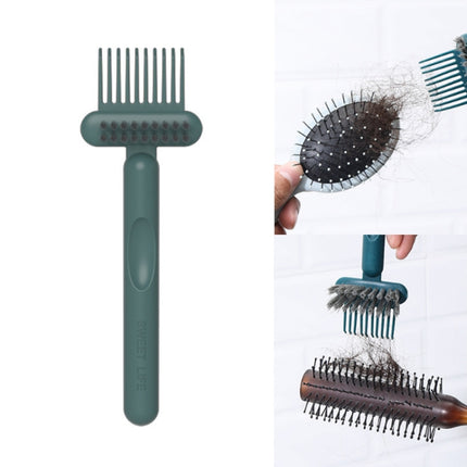3 PCS Comb Curling Iron Hollow Cleaning Brush, Specification: 17x5.5cm(Ink)-garmade.com