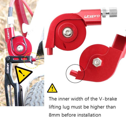 LitePro Bike V-Brake Stroke Converter(Red)-garmade.com