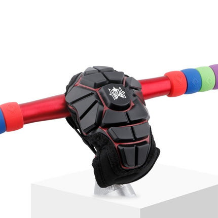 Meroca Children Balance Bike Handle Protective Cover(Black Red)-garmade.com