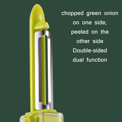 5 PCS Home Kitchen Multifunctional Green Onion Peeler(Orange)-garmade.com