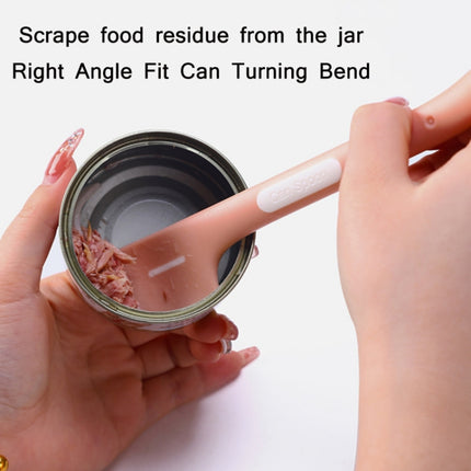 4 PCS Cat & Dog Wet Food Mixing Canned Long Handle Spoon(Fruit Green)-garmade.com