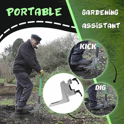 H018 Portable Outdoor Gardening Foot Weeding Aid(As Show)-garmade.com