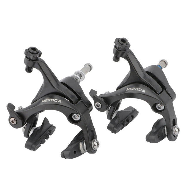 Meroca Bicycle Aluminum Alloy C Brake, Color: Black Front+Rear-garmade.com