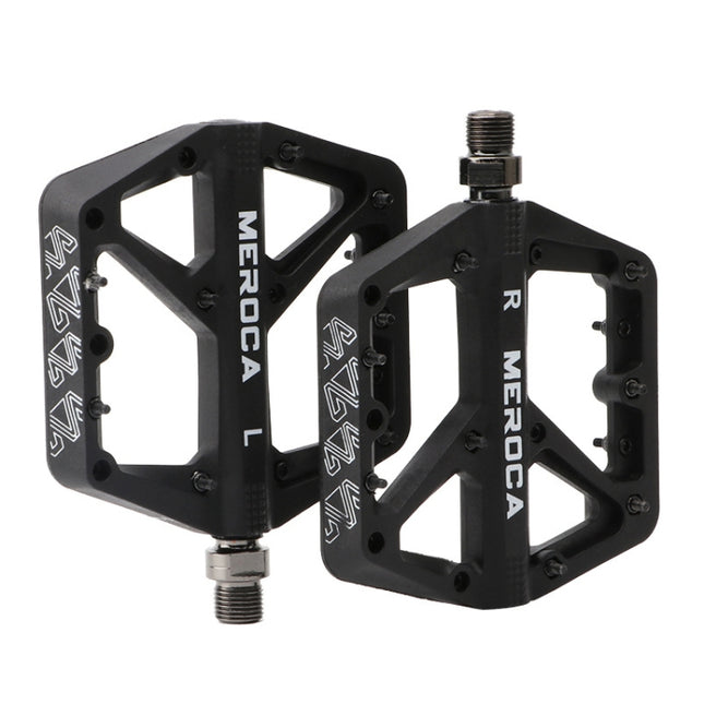 MEROCA Mountain Bike Nylon Pedal(Black)-garmade.com