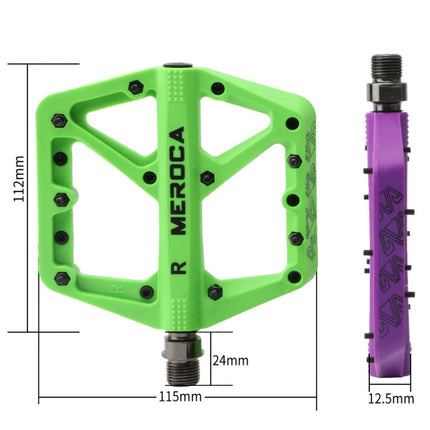 MEROCA Mountain Bike Nylon Pedal(Purple)-garmade.com