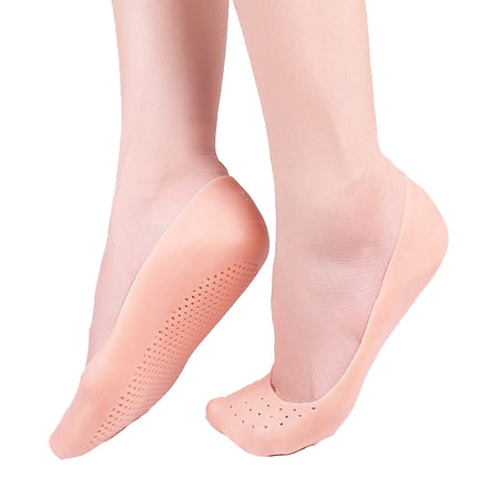 3 Pairs Porous Comfortable Breathable Foot Protection Socks, Size: S(Skin Color)-garmade.com