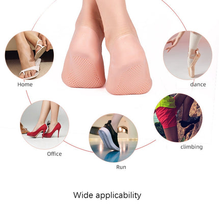 3 Pairs Porous Comfortable Breathable Foot Protection Socks, Size: S(Skin Color)-garmade.com