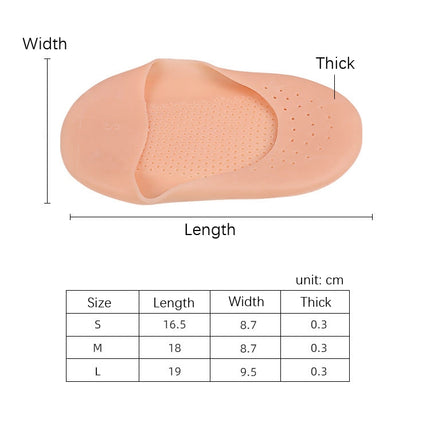 3 Pairs Porous Comfortable Breathable Foot Protection Socks, Size: S(White)-garmade.com