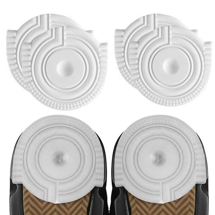 2 Pairs Sole Wear-Resistant Rubber Cuttable Sports Anti-Slip Sticker, Size: No.6 36/37 Yards(White)-garmade.com