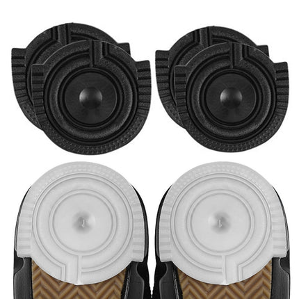 2 Pairs Sole Wear-Resistant Rubber Cuttable Sports Anti-Slip Sticker, Size: No.6 36/37 Yards(Black)-garmade.com