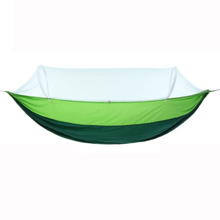 Outdoor Camping Anti-Mosquito Quick-Opening Hammock, Spec: Single (Fruit Green+Ink Green)-garmade.com