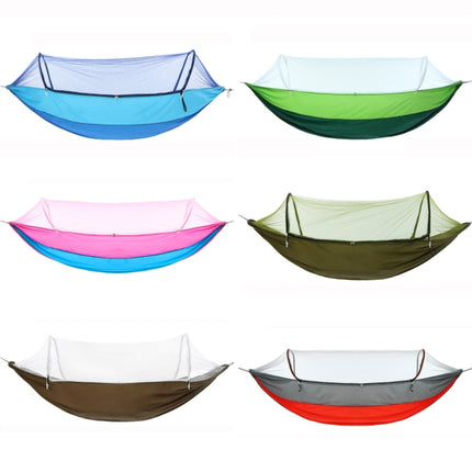 Outdoor Camping Anti-Mosquito Quick-Opening Hammock, Spec: Single (Army Green)-garmade.com