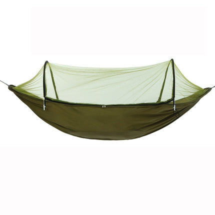 Outdoor Camping Anti-Mosquito Quick-Opening Hammock, Spec: Double (Army Green)-garmade.com
