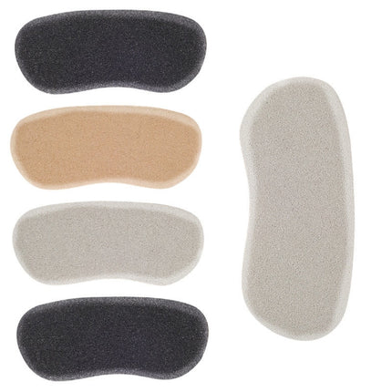 10 Pairs High Heel Shoes Thickened Anti-Wear Foot Half Size Pads, Size: 2mm(Black)-garmade.com