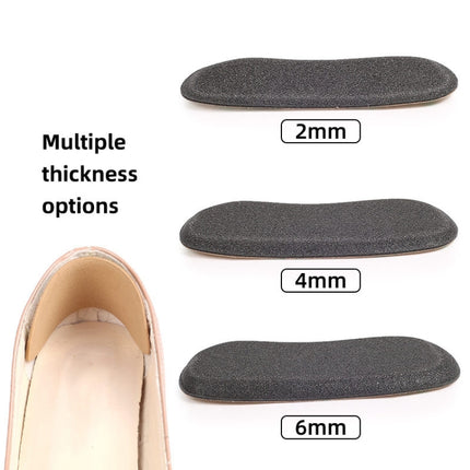 10 Pairs High Heel Shoes Thickened Anti-Wear Foot Half Size Pads, Size: 4mm(Black)-garmade.com