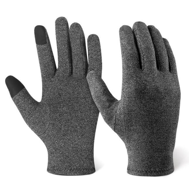 Sports Fitness Training Joint Protection Warm Gloves, Size: S(Grey)-garmade.com