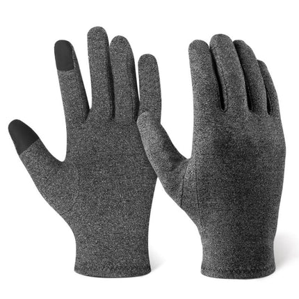 Sports Fitness Training Joint Protection Warm Gloves, Size: L(Grey)-garmade.com
