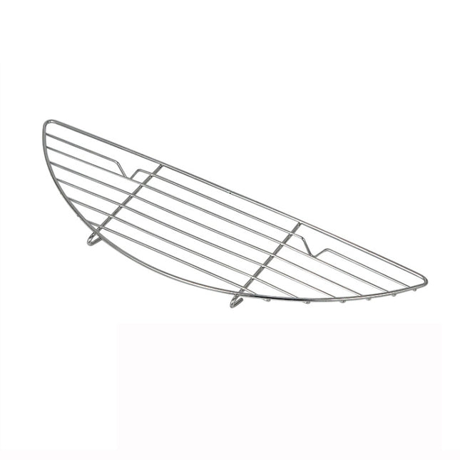 304 Stainless Steel Camping BBQ Frying Pan Steaming Rack, Size: 37x11cm-garmade.com