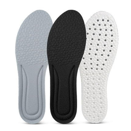 2 Pairs Lightweight Porous Breathable Full Pad, Size: 35/36(Black)-garmade.com