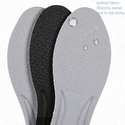 2 Pairs Lightweight Porous Breathable Full Pad, Size: 35/36(Black)-garmade.com