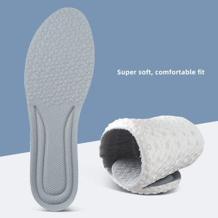 2 Pairs Lightweight Porous Breathable Full Pad, Size: 39/40(Grey)-garmade.com