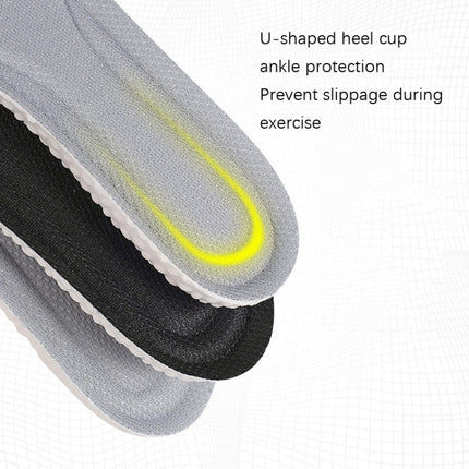 2 Pairs Lightweight Porous Breathable Full Pad, Size: 43/44(Grey)-garmade.com