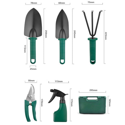 YL025 Potted Gardening Tool Set, Specification: 5 PCS / Set (Purple)-garmade.com