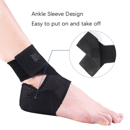 Summer Thin Type Anti-Twist Injury Sweat-Absorbent Breathable Strap Ankle Support(M)-garmade.com