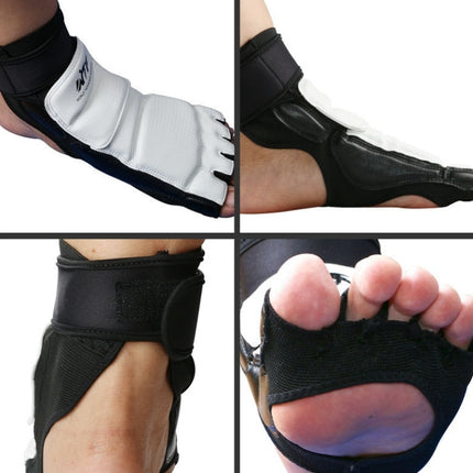 A Pair Taekwondo Boxing Half-toe Foot Guard, Specification: XS Foot Cover (Size 27-29)-garmade.com