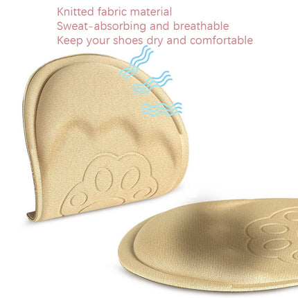 10 Pairs Exercise Adjustment Size Shoes Pads, Style: Female Pointed Tip Black-garmade.com